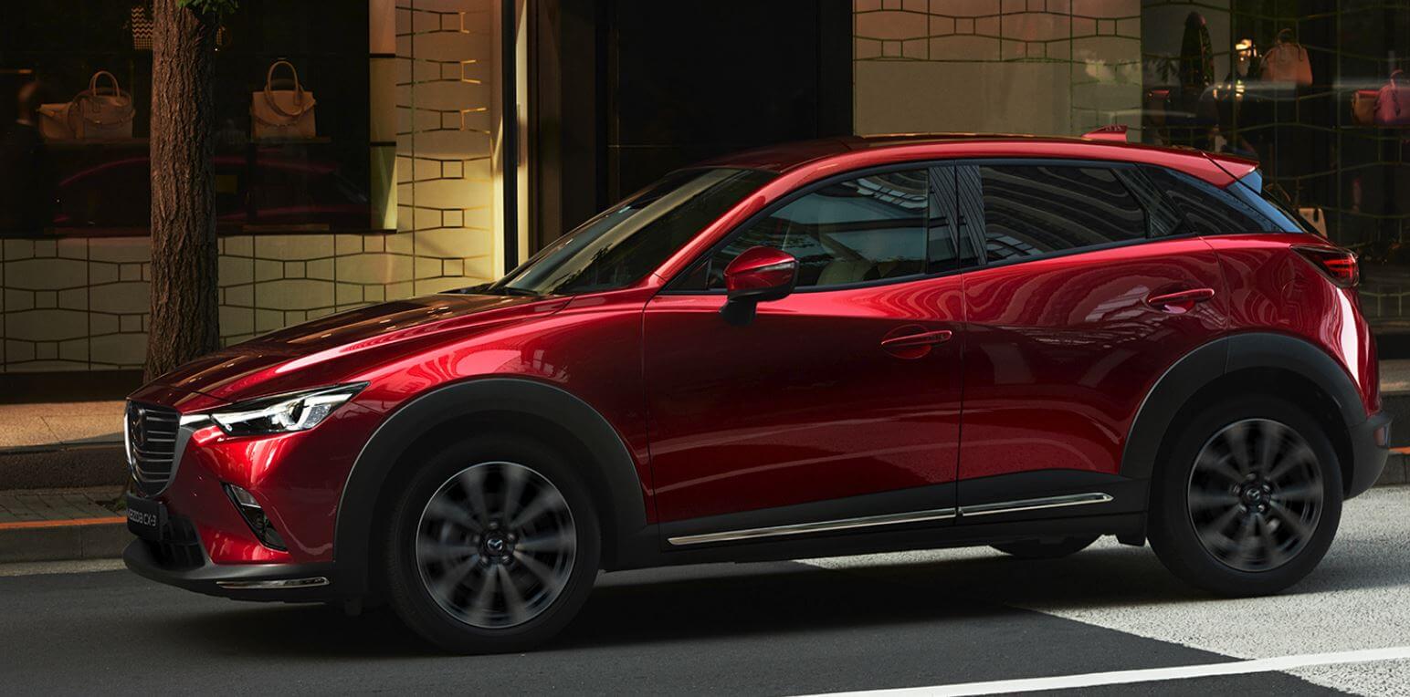 Side view of Mazda CX-3