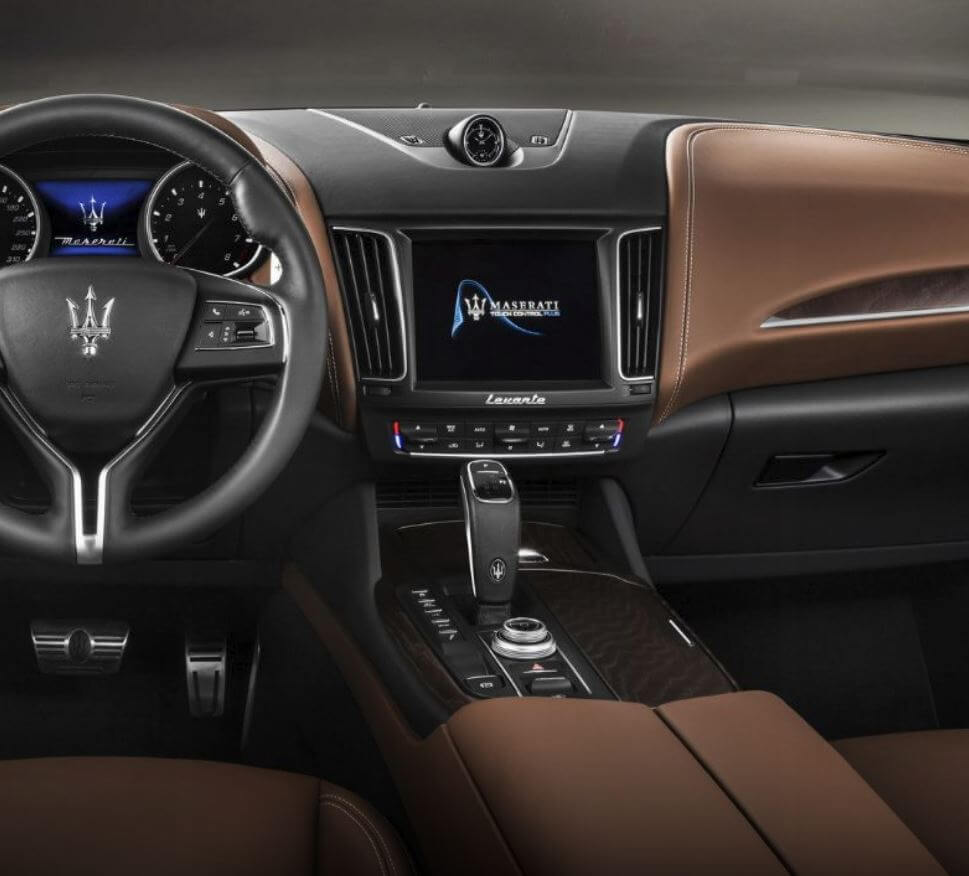 Maserati Levante leather interior 