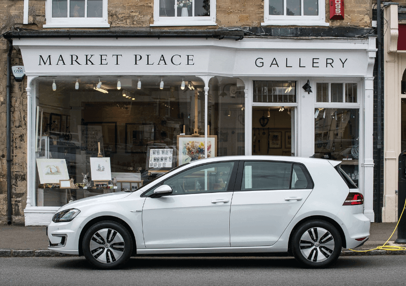 VW E-Golf charging point