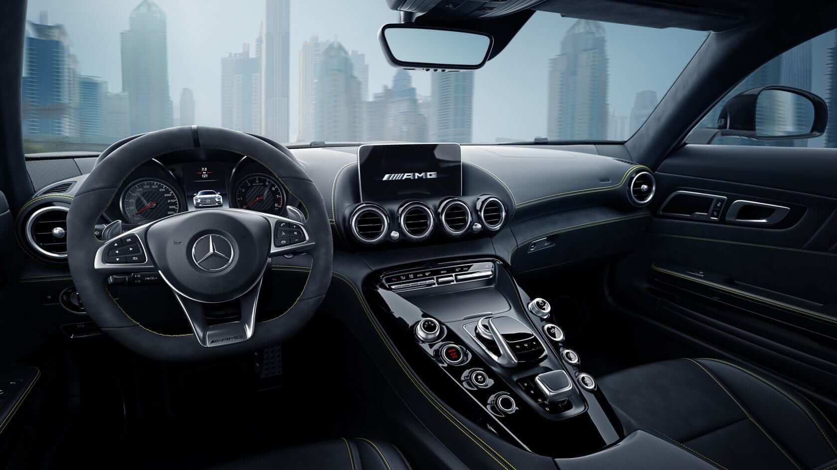 Mercedes AMG GT dashboard