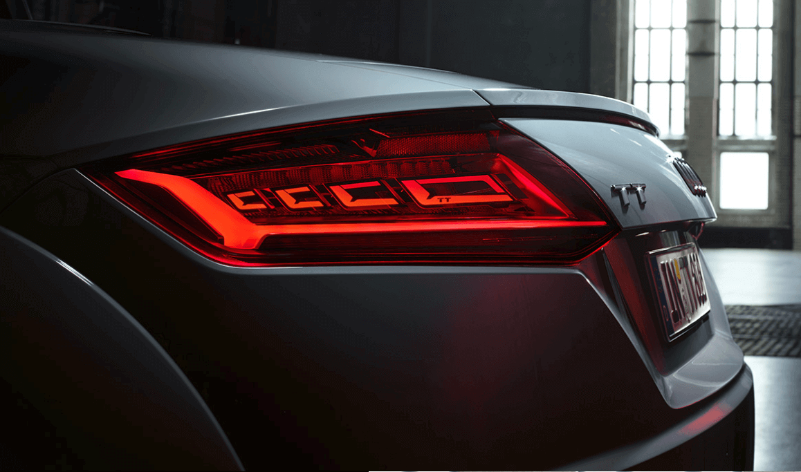 Audi TT special edition lights