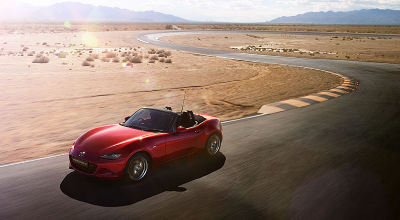 Mazda MX-5 in red