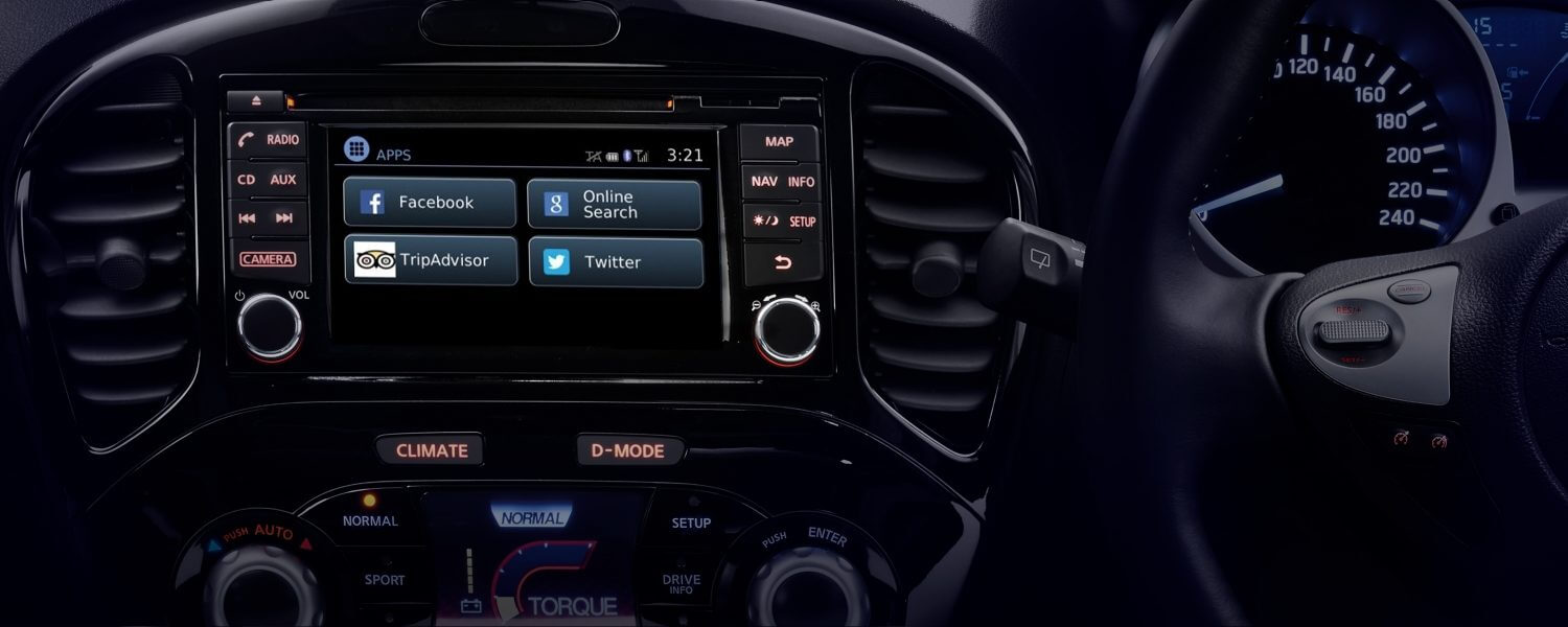 Nissan Juke infotainment