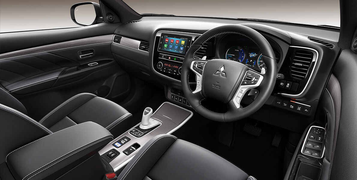 Outlander PHEV interior 