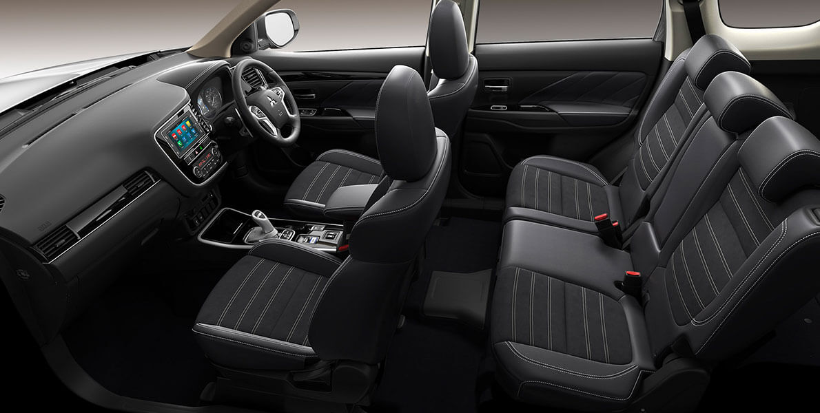 Outlander PHEV Interior and back seats