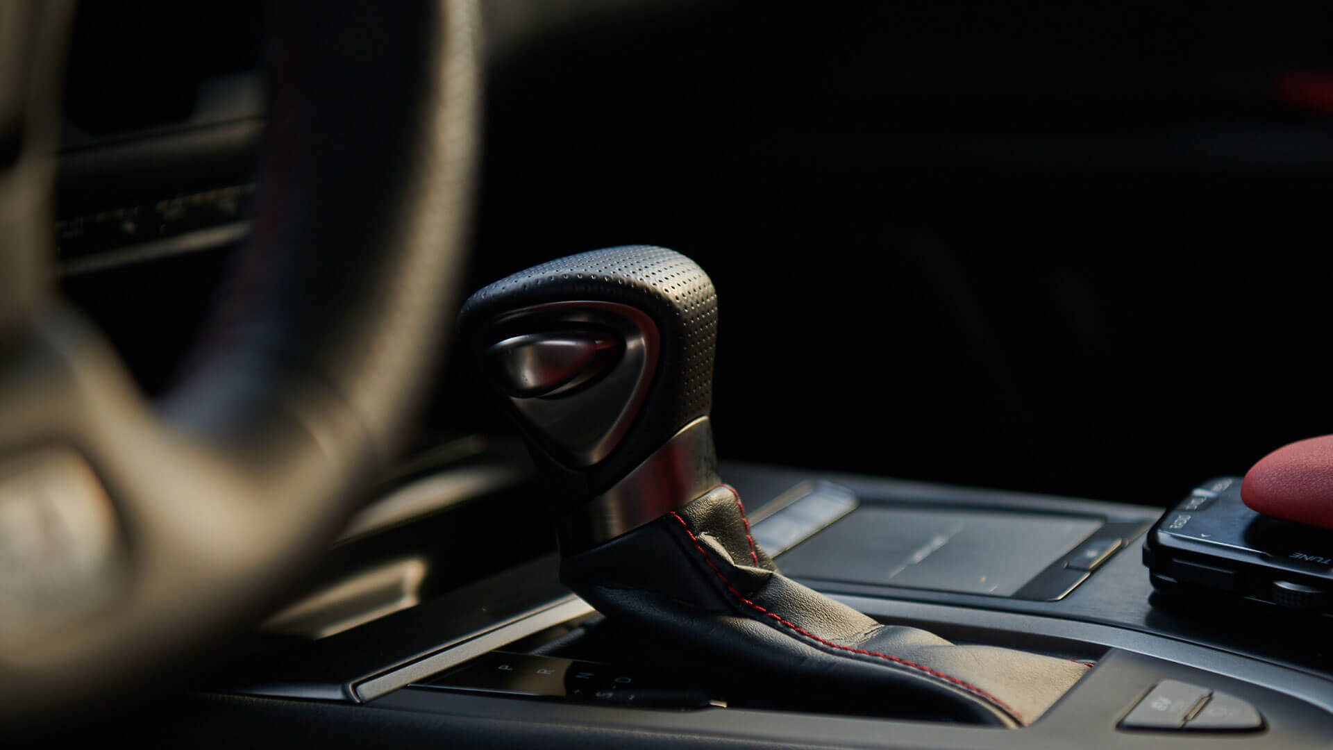 Lexus UX gear stick