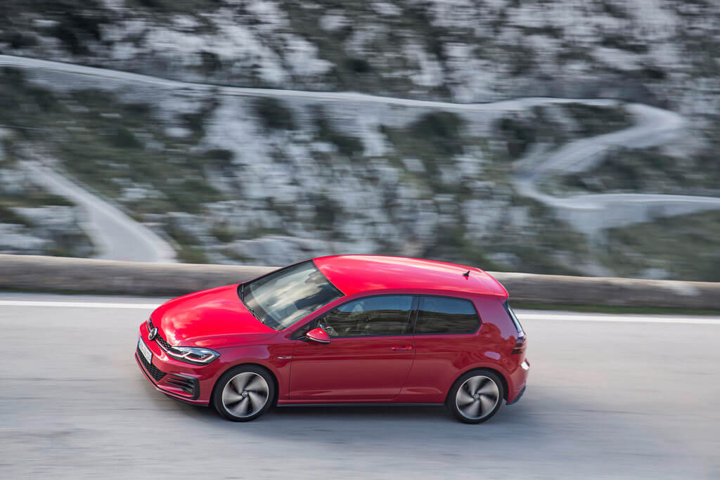 Golf GTI in red