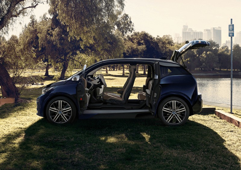 BMW i3 in park