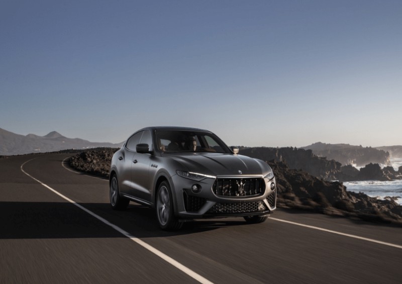 Grey Maserati Levante