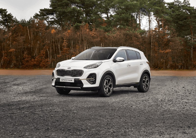 New Kia Sportage in white