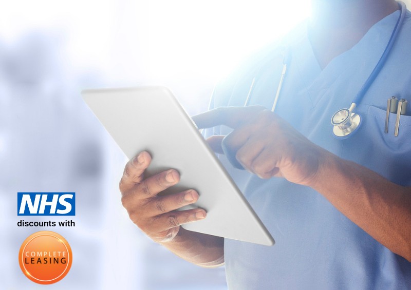 NHS doctor on ipad NHS doctor on ipad